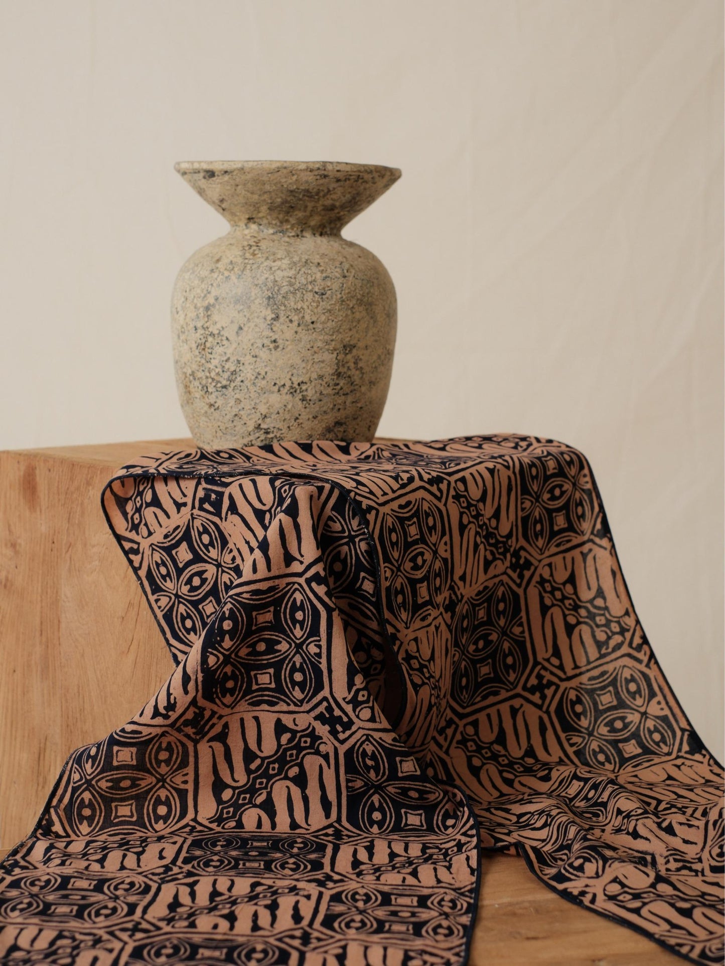 Scarf Batik Tambal Kombi - Dark Blue | DNC