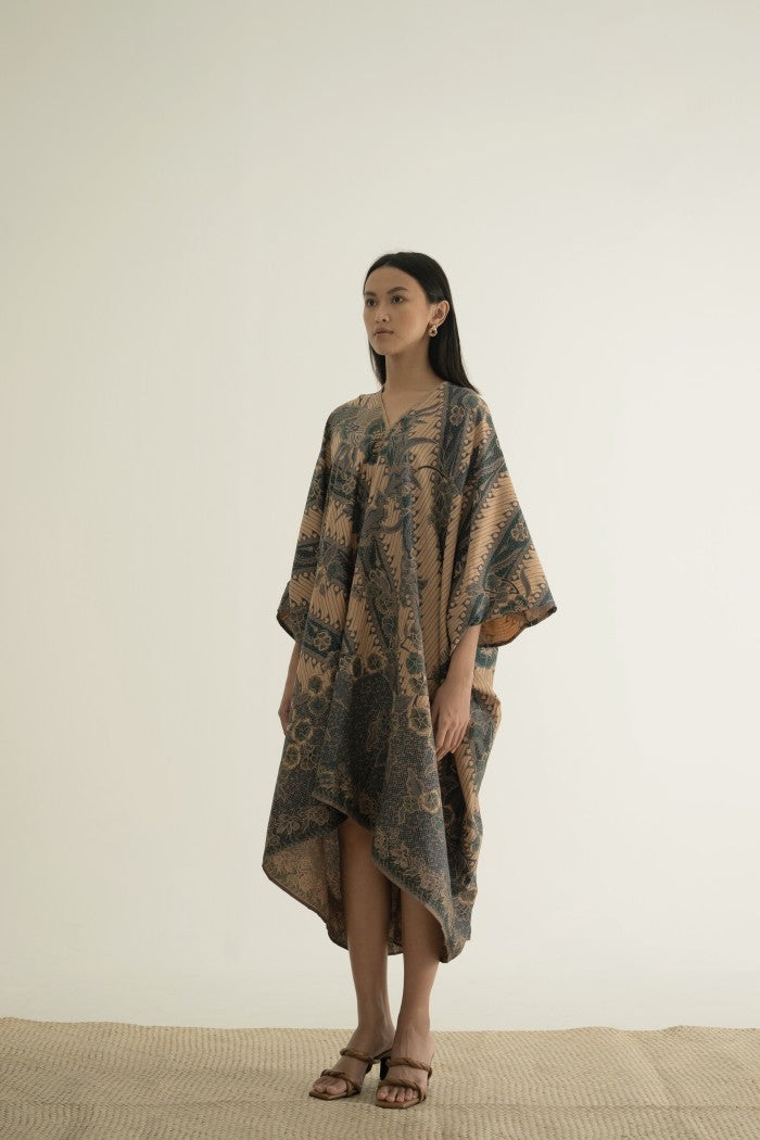 Amira Dress Batik 05/Kaftan Modern/Kalong/Gamis/Hijab/Lowo