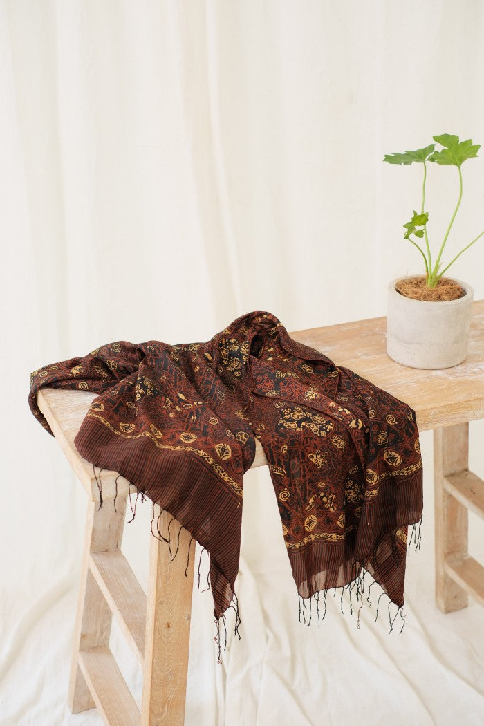 Selendang Sutra Batik - 90 - SLDG90BR06