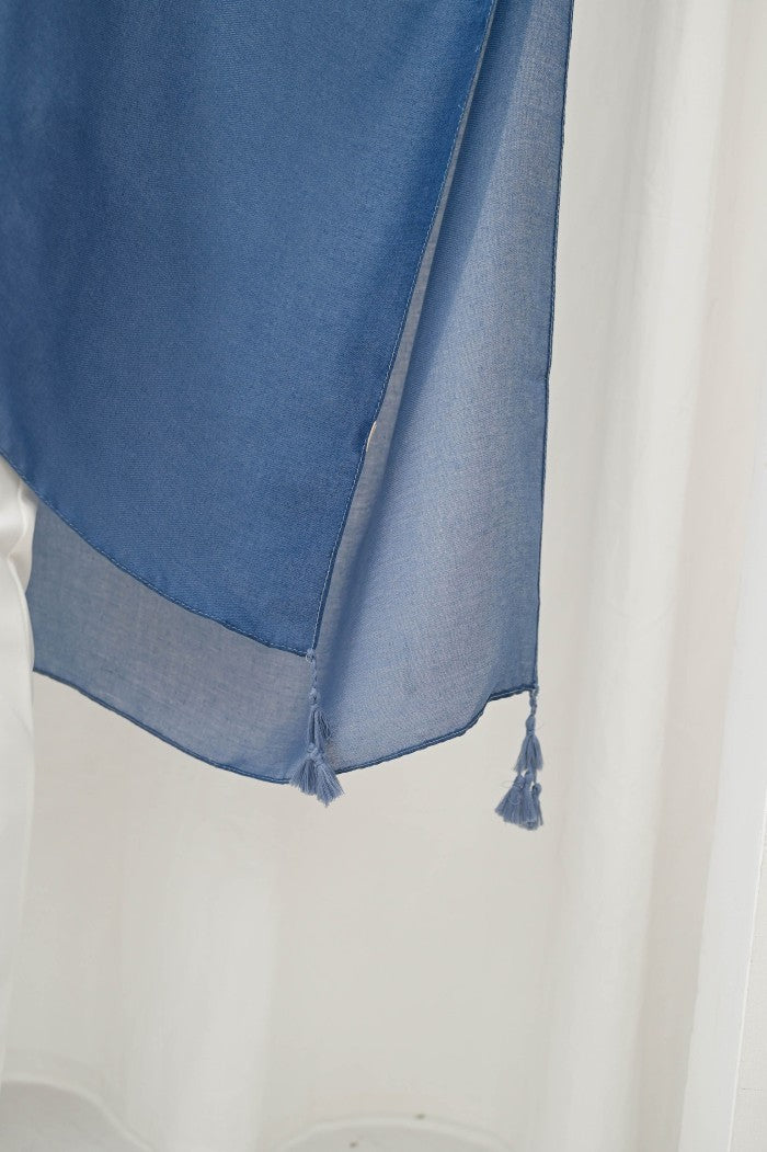 (DEFECT SALE) - Alia Outer in Blue