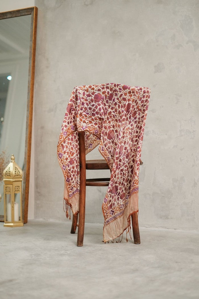 Syal Batik Sutra Gold 01