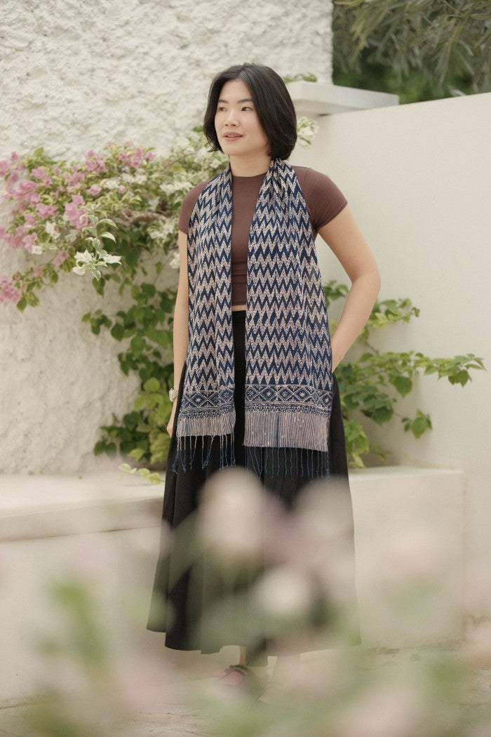 Scarf Batik Rang Rang - Blue | DNC