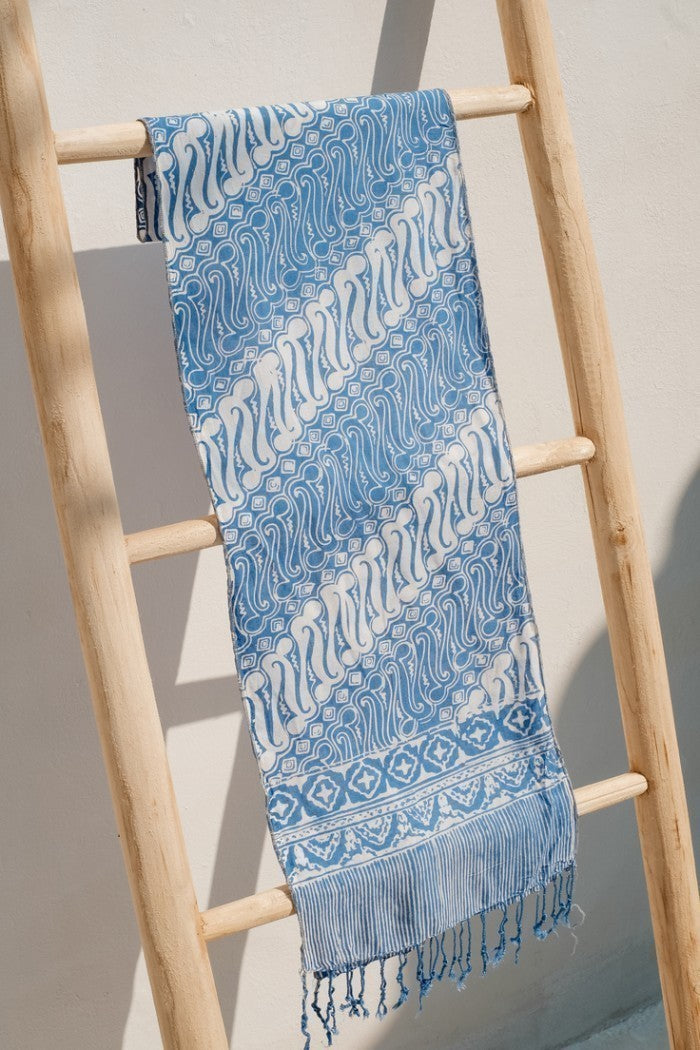Scarf Batik TCB Parang Blue