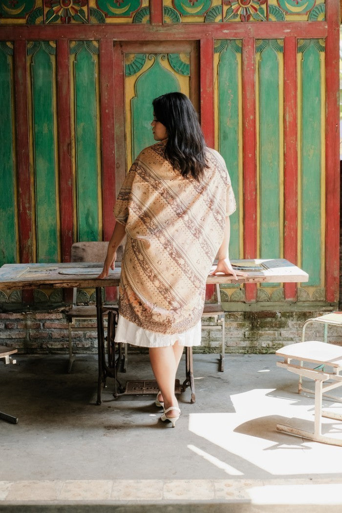 Yuyun Brown - Batik Outer