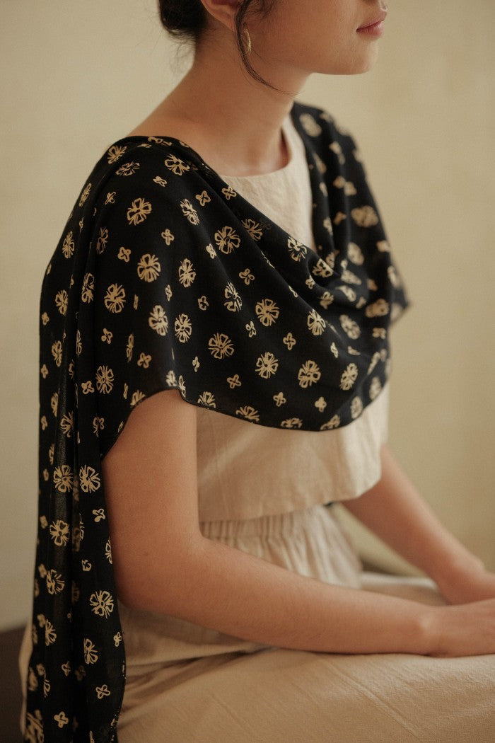 Scarf Batik Truntum - Black | DNE