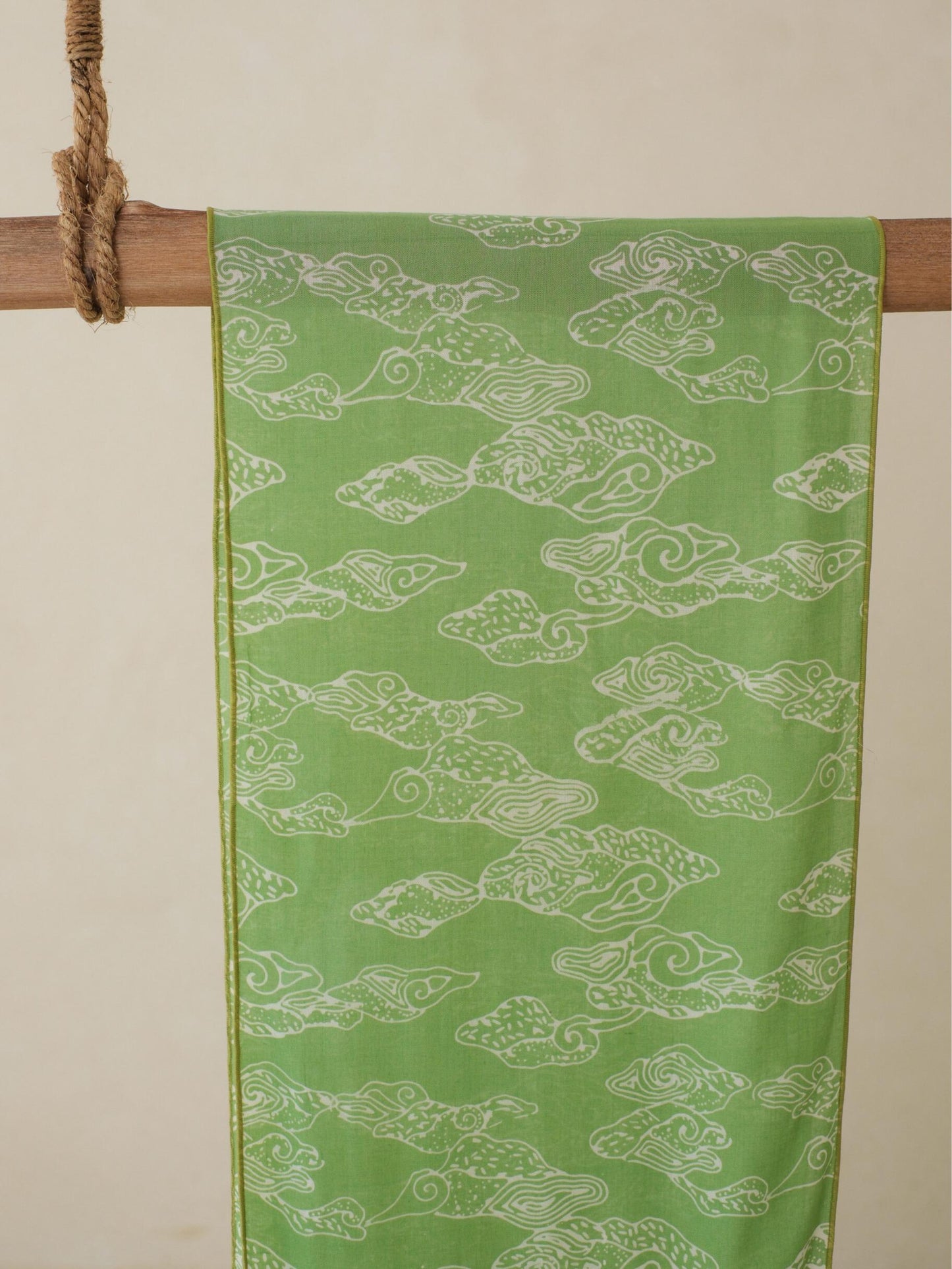 Batik Ratu - Scarf Batik i11 Mega Mendung - Green