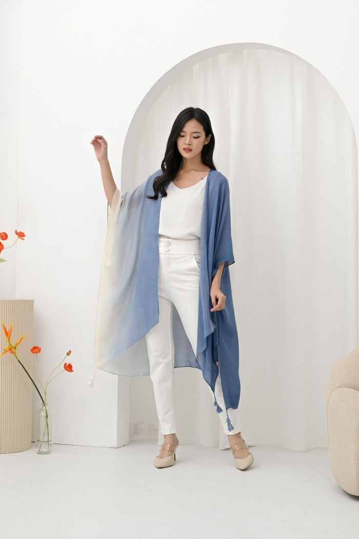 (DEFECT SALE) - Alia Outer in Blue