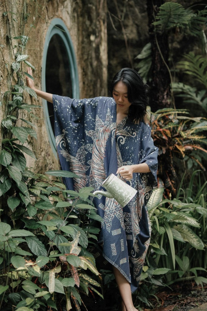 Amira Kaftan Dress Batik 09