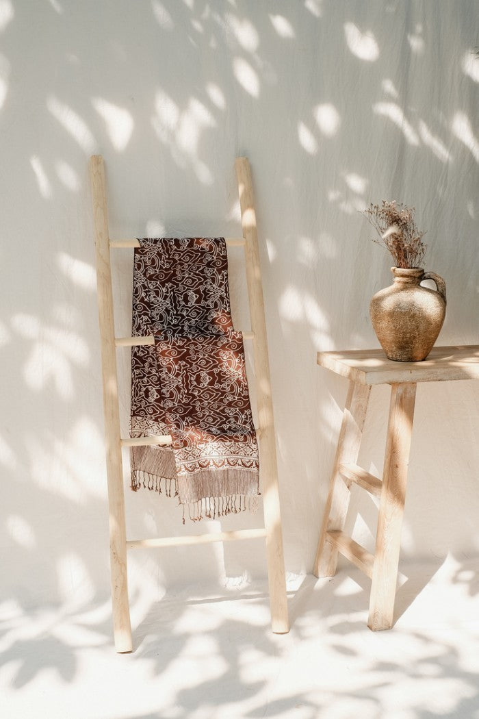 Scarf Batik TCR Mega Mendung Brown