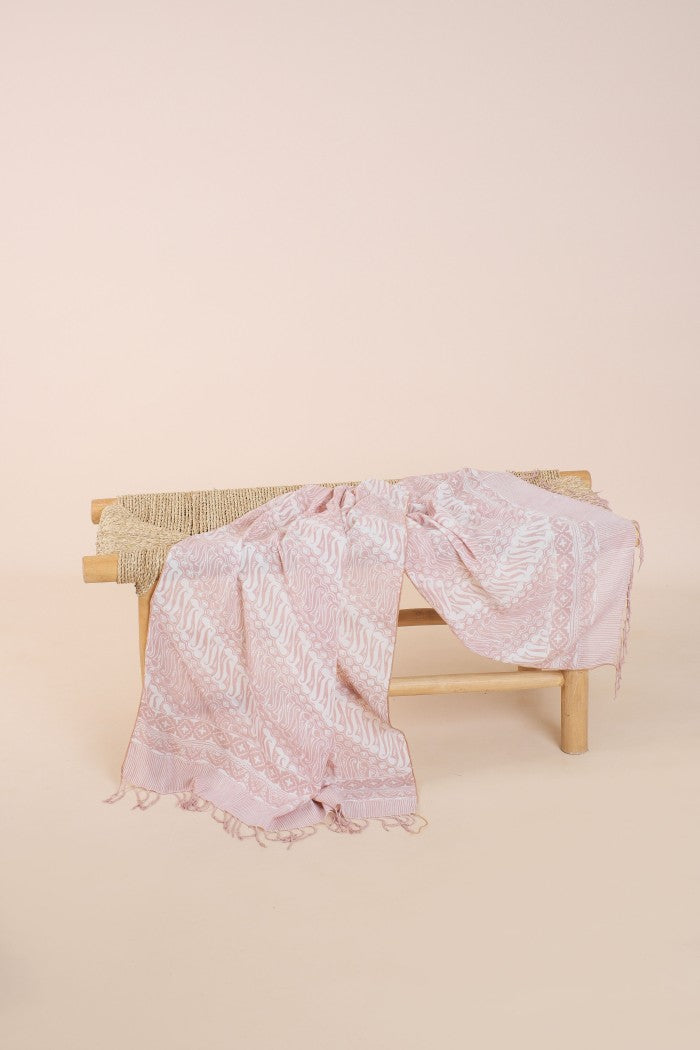 Selendang Batik TCL Parang Cream - 80