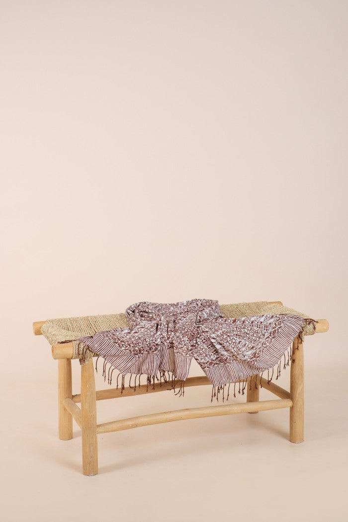 Selendang Batik TCR Parang Kawung Brown - 80