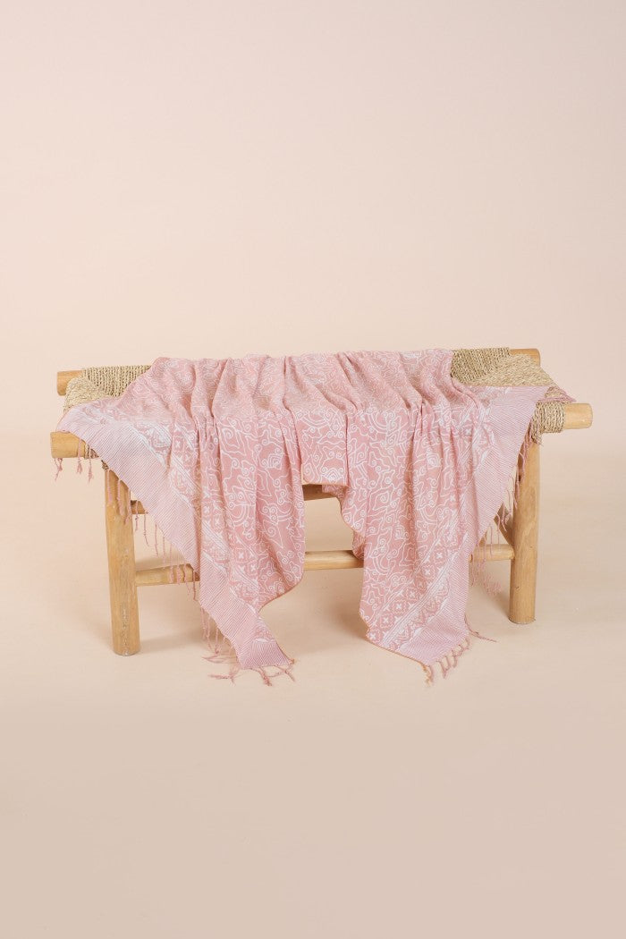 Selendang Batik TCL Mega Mendung Cream - 80