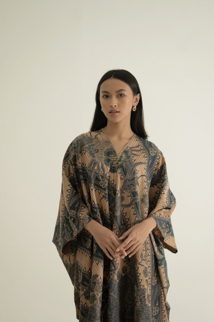 Amira Dress Batik 05/Kaftan Modern/Kalong/Gamis/Hijab/Lowo