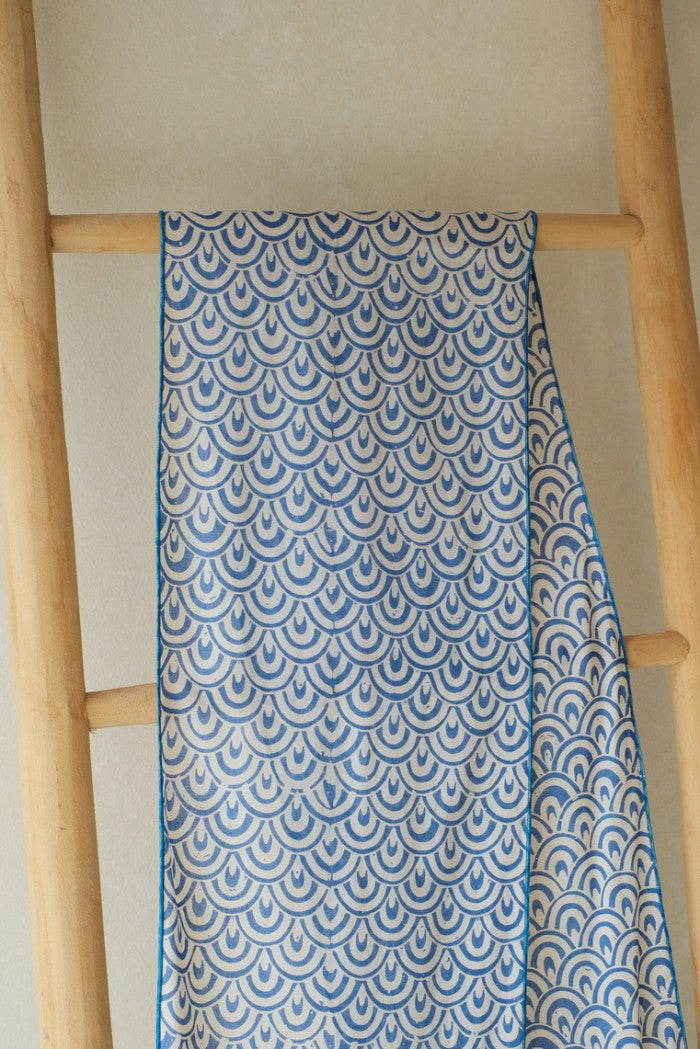 Scarf Batik TCB Ombak Blue