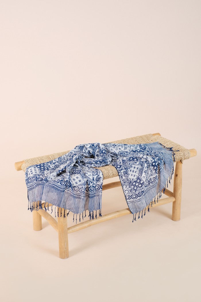 Selendang Batik TCC SJ Blue - 80