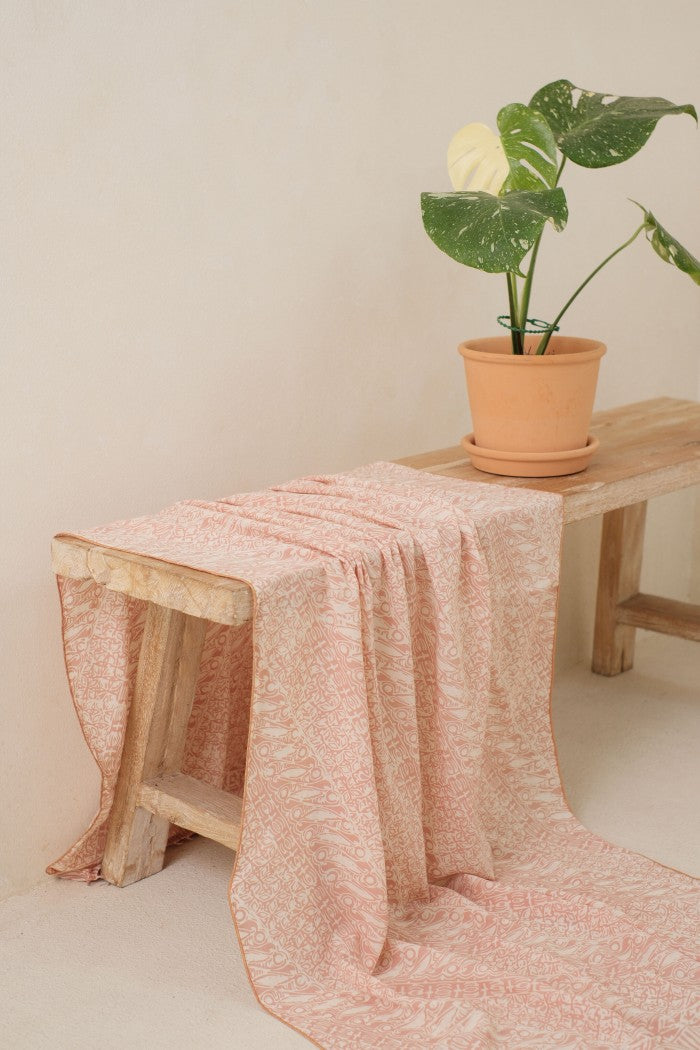 Selendang Batik TCL Parang Kawung Cream - 80