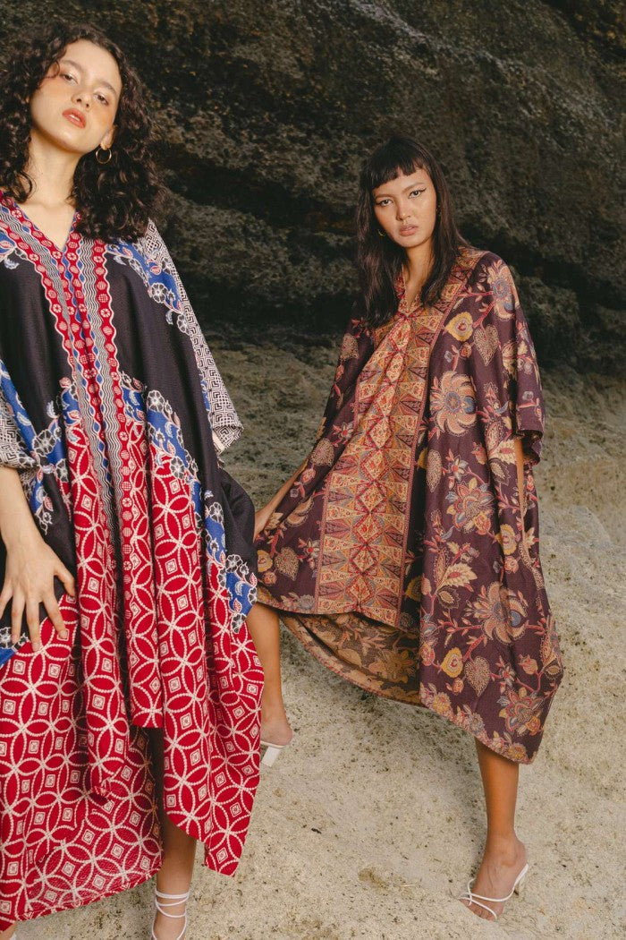 Amira Kaftan Dress Batik 14