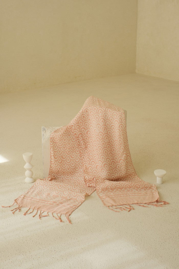 Scarf Batik TCL Ombak Cream