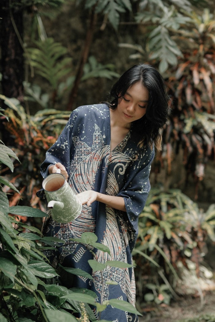 Amira Kaftan Dress Batik 09