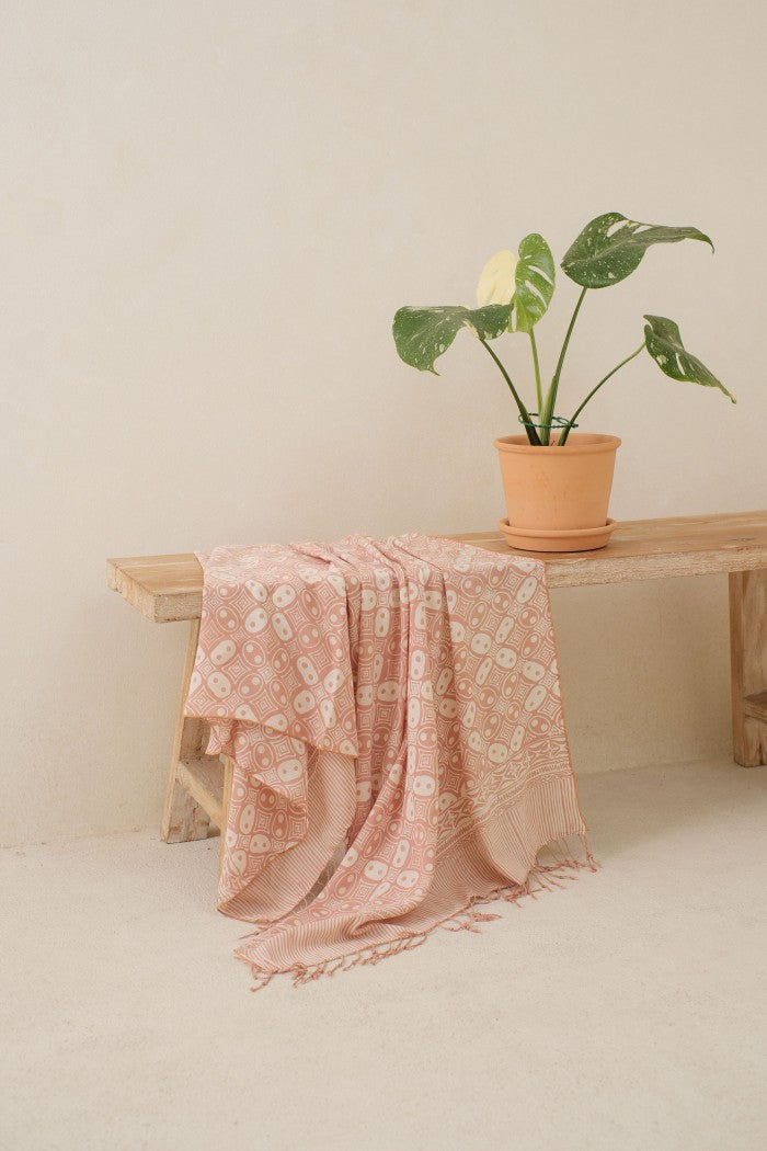 Selendang Batik TCL Kawung Cream - 80