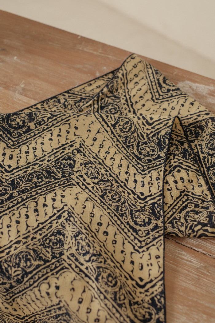 Scarf Batik Parang Kelok - Blue | DNC