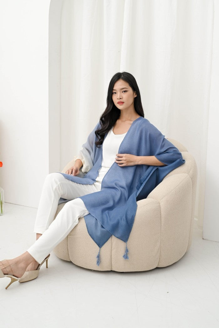 (DEFECT SALE) - Alia Outer in Blue