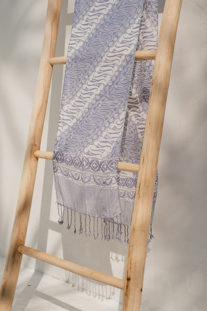 Scarf Batik TCGR Parang Grey