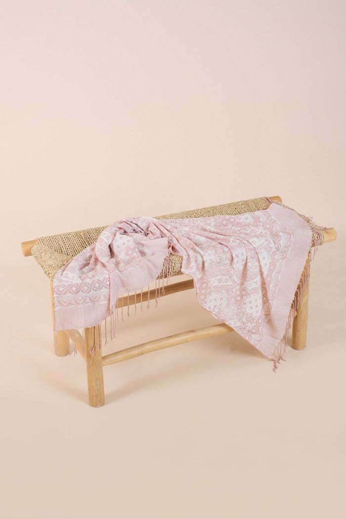 Selendang Batik TCL Sekar Jagad Cream - 80