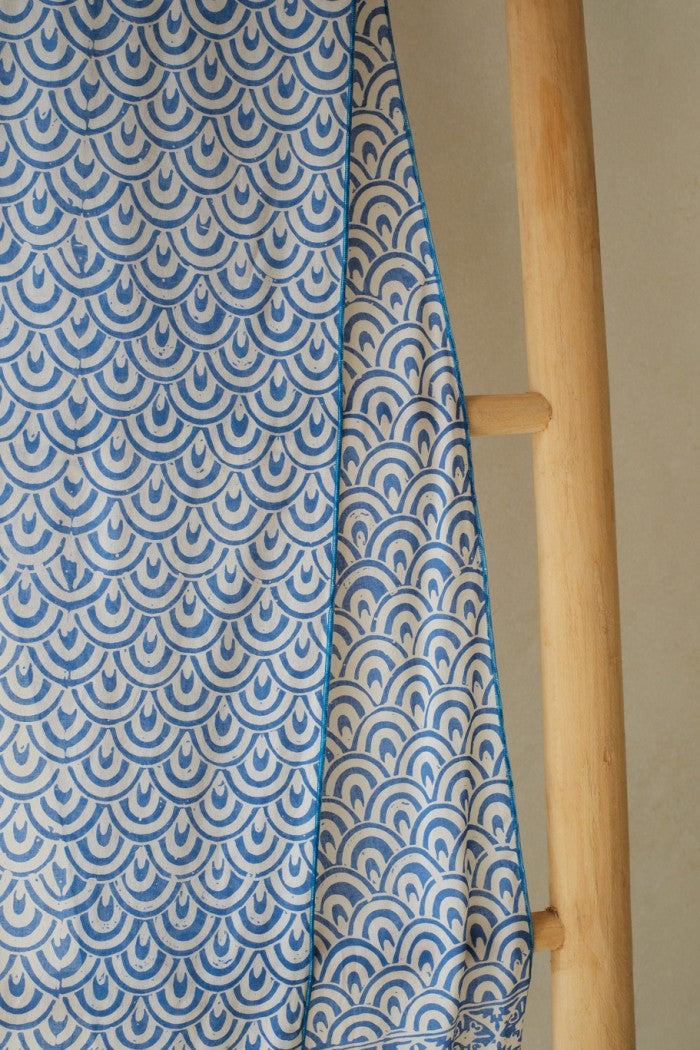 Scarf Batik TCB Ombak Blue