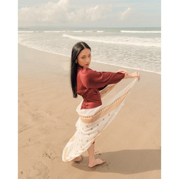 Anjani in White Shawl