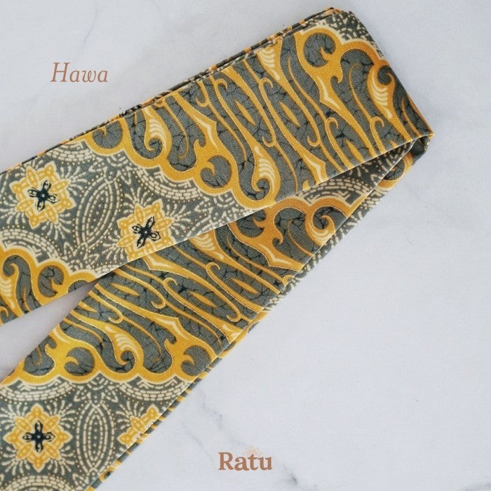 Syal Batik / Neck Scarf / Twilly Batik Katun Silky - Hawa