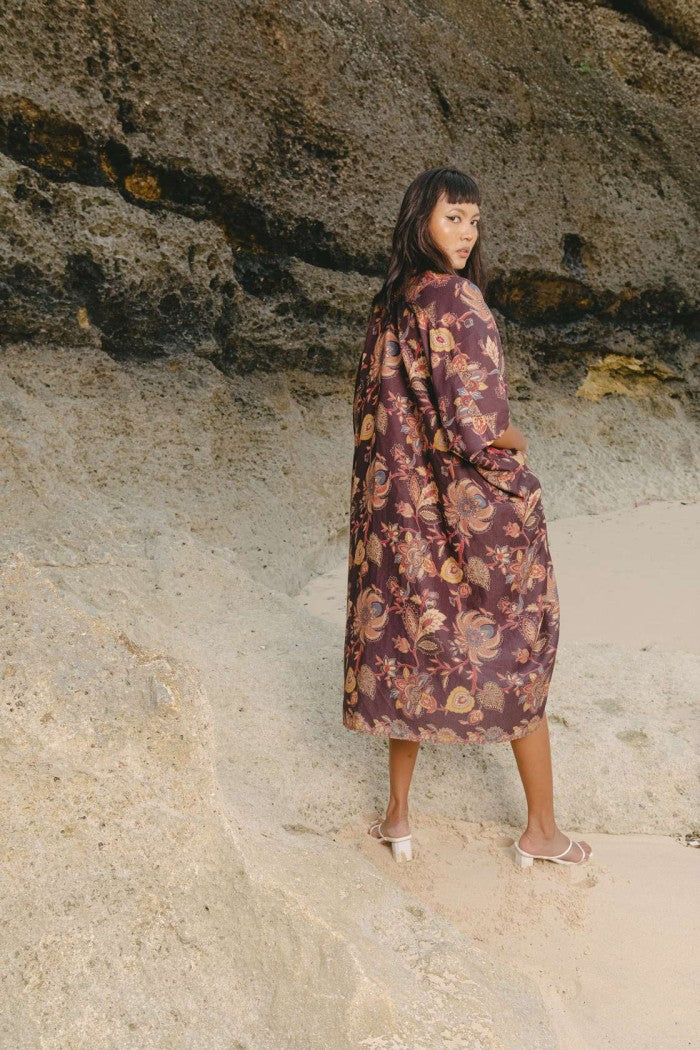 Amira Kaftan Dress Batik 14