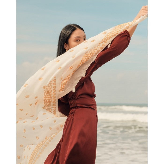 Anjani in White Shawl
