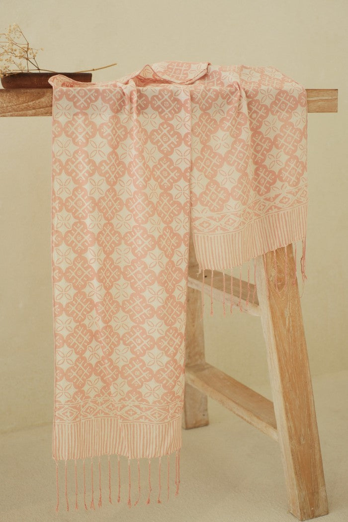 Scarf Batik TCL Kawung XO Cream