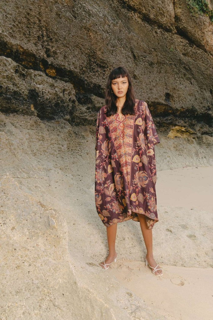 Amira Kaftan Dress Batik 14