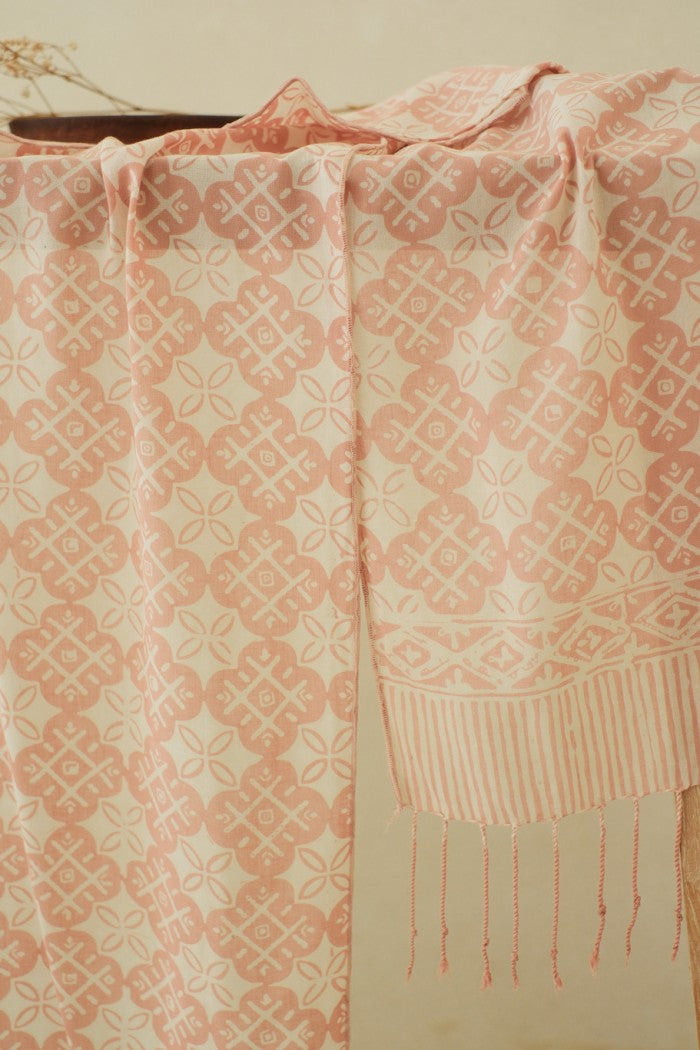 Scarf Batik TCL Kawung XO Cream