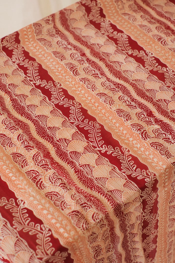 Selendang Sutra Batik - Sisik Ikan - 90