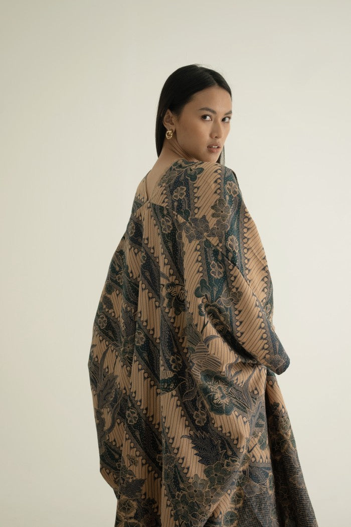 Amira Dress Batik 05/Kaftan Modern/Kalong/Gamis/Hijab/Lowo