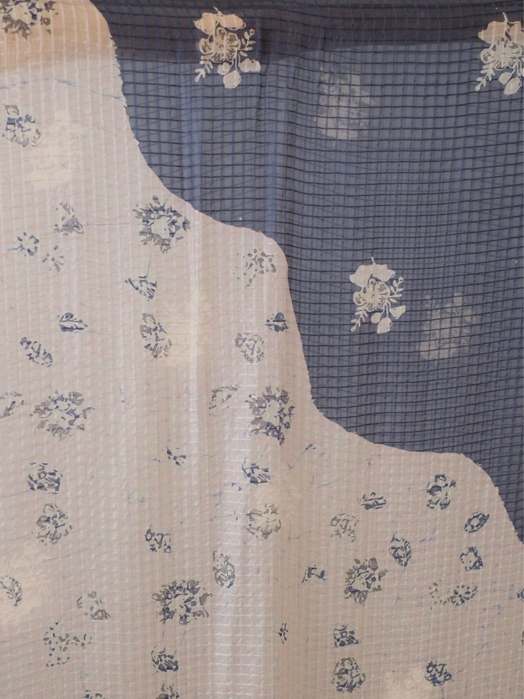 Batik Ratu - Selendang Sutra Batik - Selaras Blue