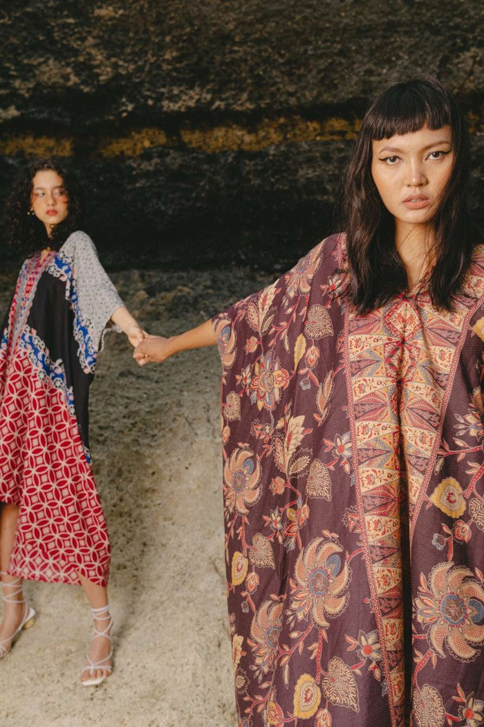Amira Kaftan Dress Batik 14