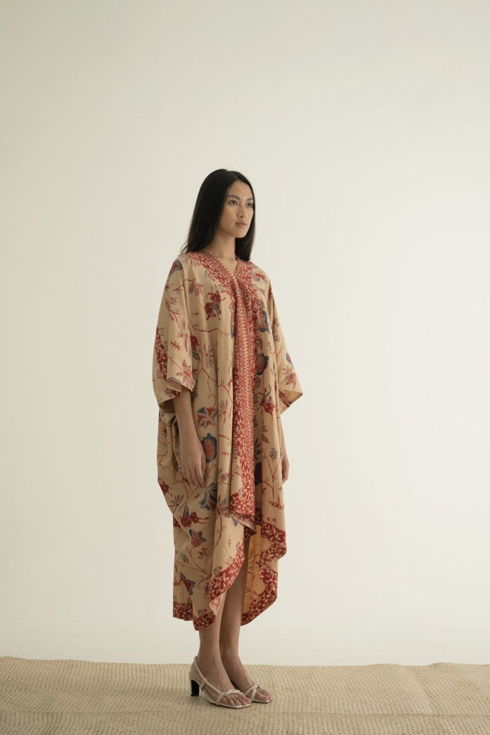 Amira Dress Batik 03/Kaftan Modern/Kalong/Gamis/Hijab/Lowo