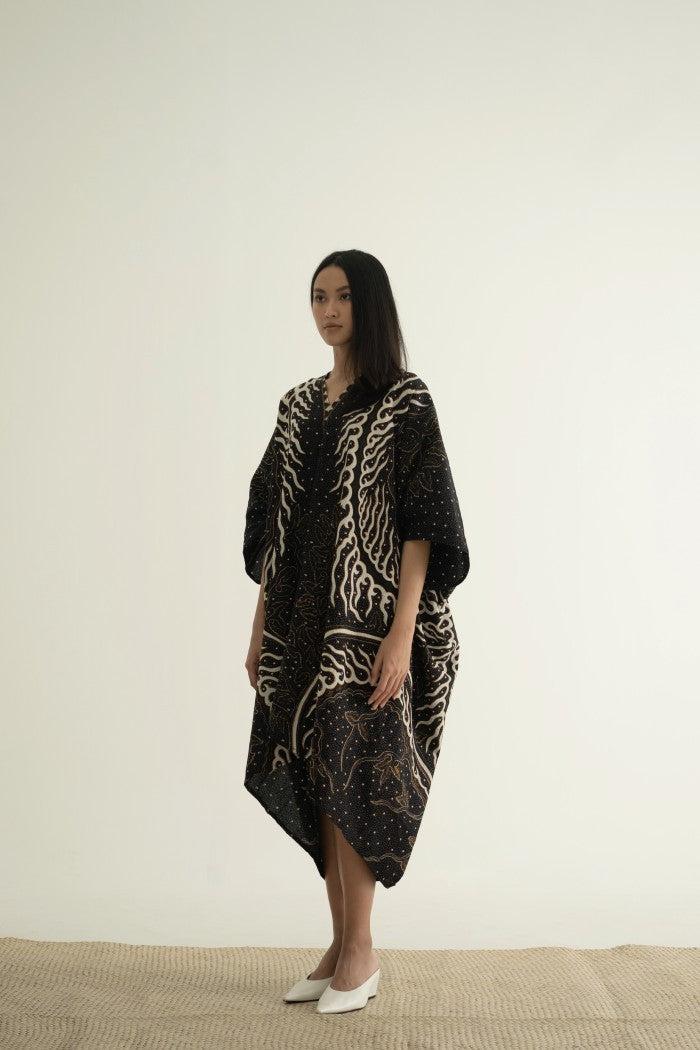 Amira Dress Batik 07/Kaftan Modern/Kalong/Gamis/Hijab/Lowo
