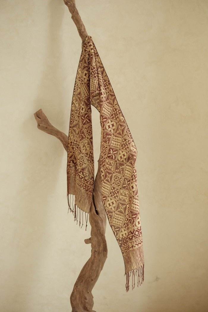 Scarf Batik Tambal - Brown | DNR