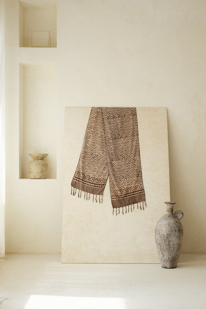 Scarf Batik TCR Ombak Brown