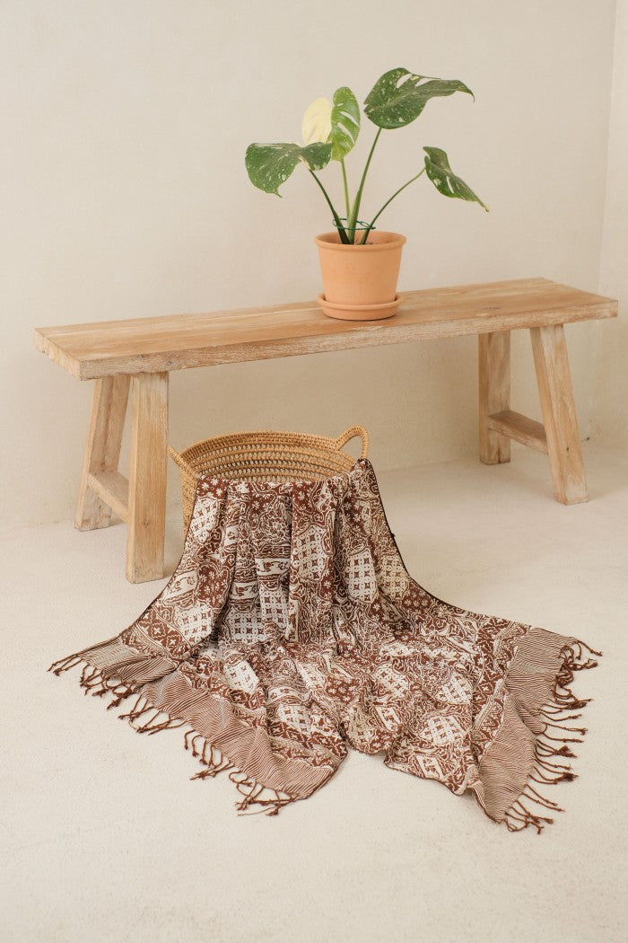 Selendang Batik TCR Sekar Jagad Brown - 80