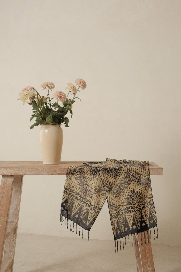 Scarf Batik Parang Kelok - Blue | DNC