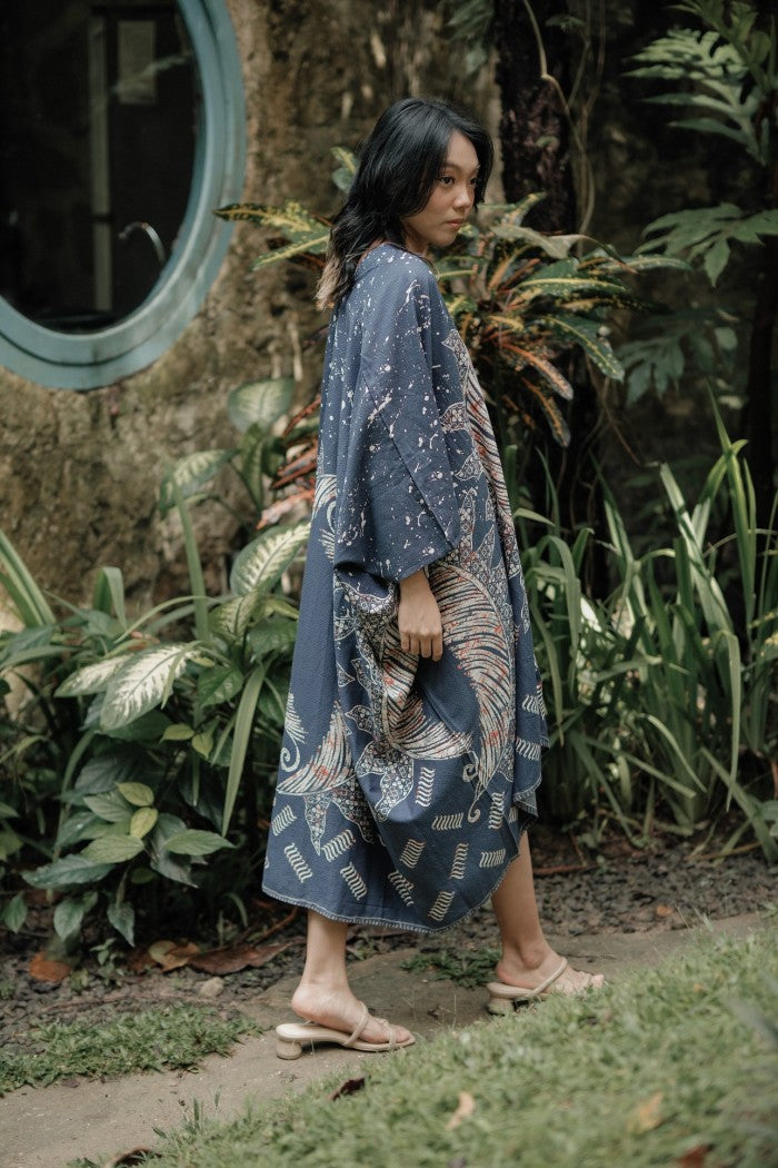 Amira Kaftan Dress Batik 09