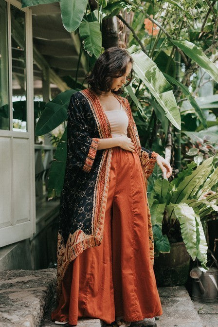 Kirana Outer Batik/Luaran Baju Panjang Wanita/Kaftan Modern 38