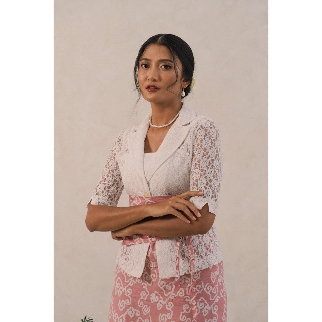 Freya in Pink - Obi Belt Batik