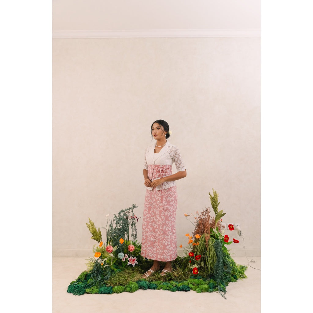 Freya in Pink - Obi Belt Batik